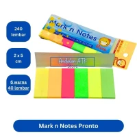 Mark N Notes Pronto 6 Warna / Sticky Notes / Post It Pronto / Memo Tempel